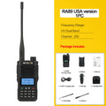 RA89 Walkie Talkie IP68 Usb-C Long Range Walkie Talkies FM VHF Ham Radio for Camping Hunting Emergency Rescue