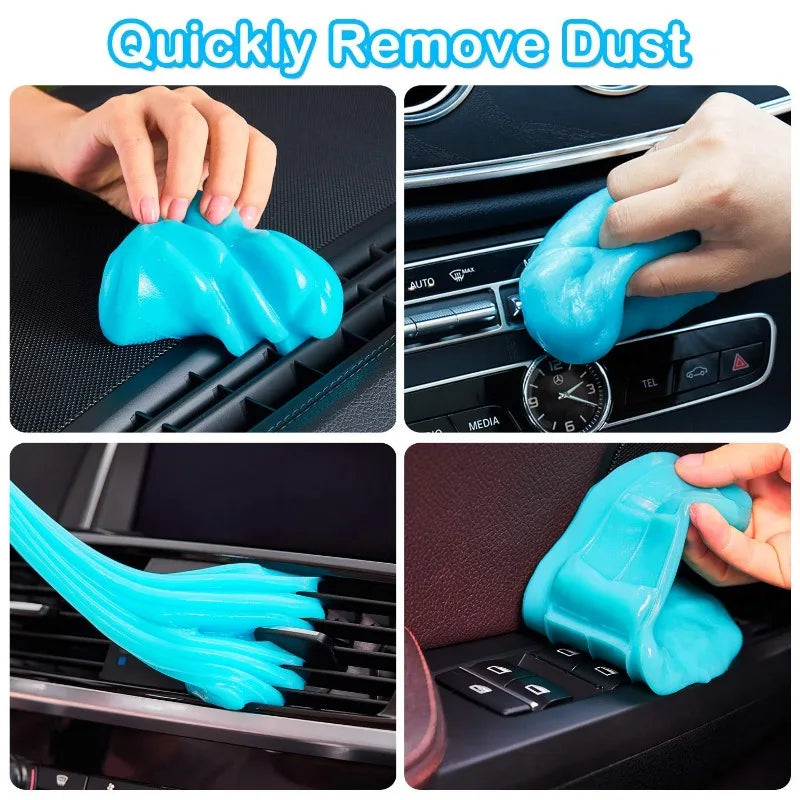 Ultimate Car Cleaning Gel Slime - Magic Mud for Dust Removal in Auto Interiors & Keyboards