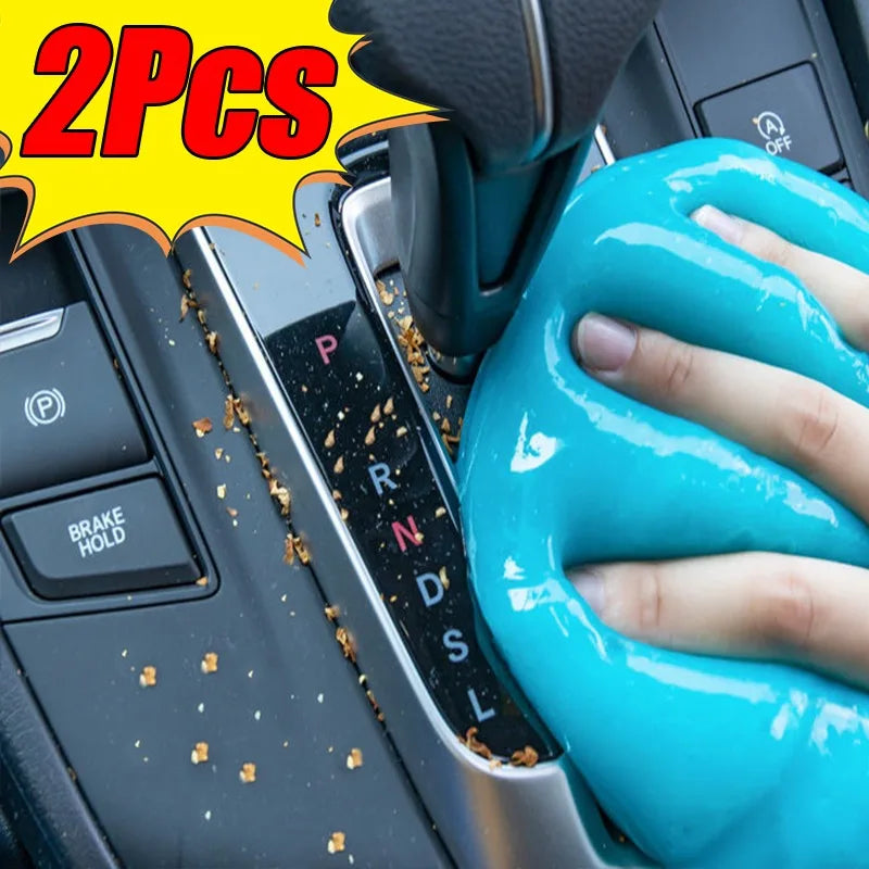 Ultimate Car Cleaning Gel Slime - Magic Mud for Dust Removal in Auto Interiors & Keyboards