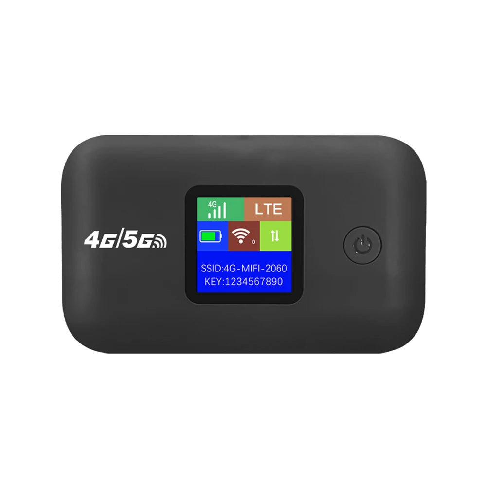 Portable 4G LTE Mobile WiFi Router - 150Mbps High-Speed Wireless Hotspot with SIM Card Slot for Home and On-the-Go Connectivity