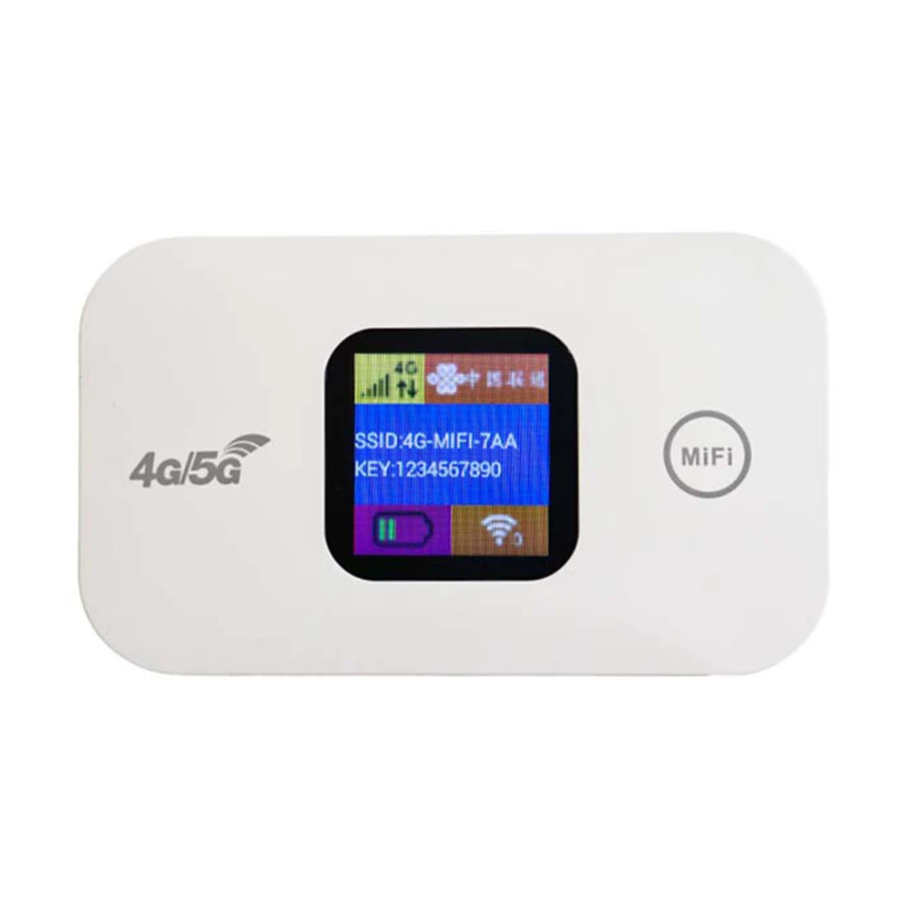Portable 4G LTE Mobile WiFi Router - 150Mbps High-Speed Wireless Hotspot with SIM Card Slot for Home and On-the-Go Connectivity