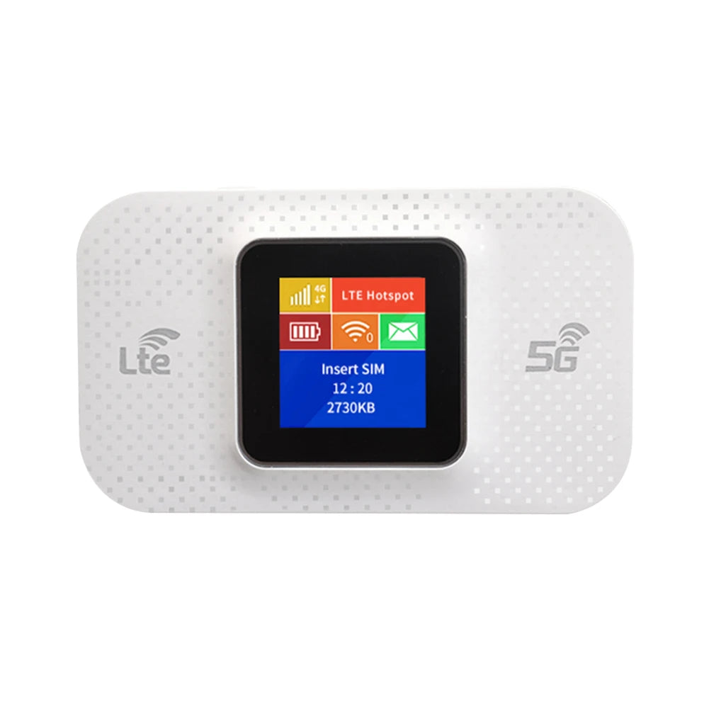 Portable 4G LTE Mobile WiFi Router - 150Mbps High-Speed Wireless Hotspot with SIM Card Slot for Home and On-the-Go Connectivity