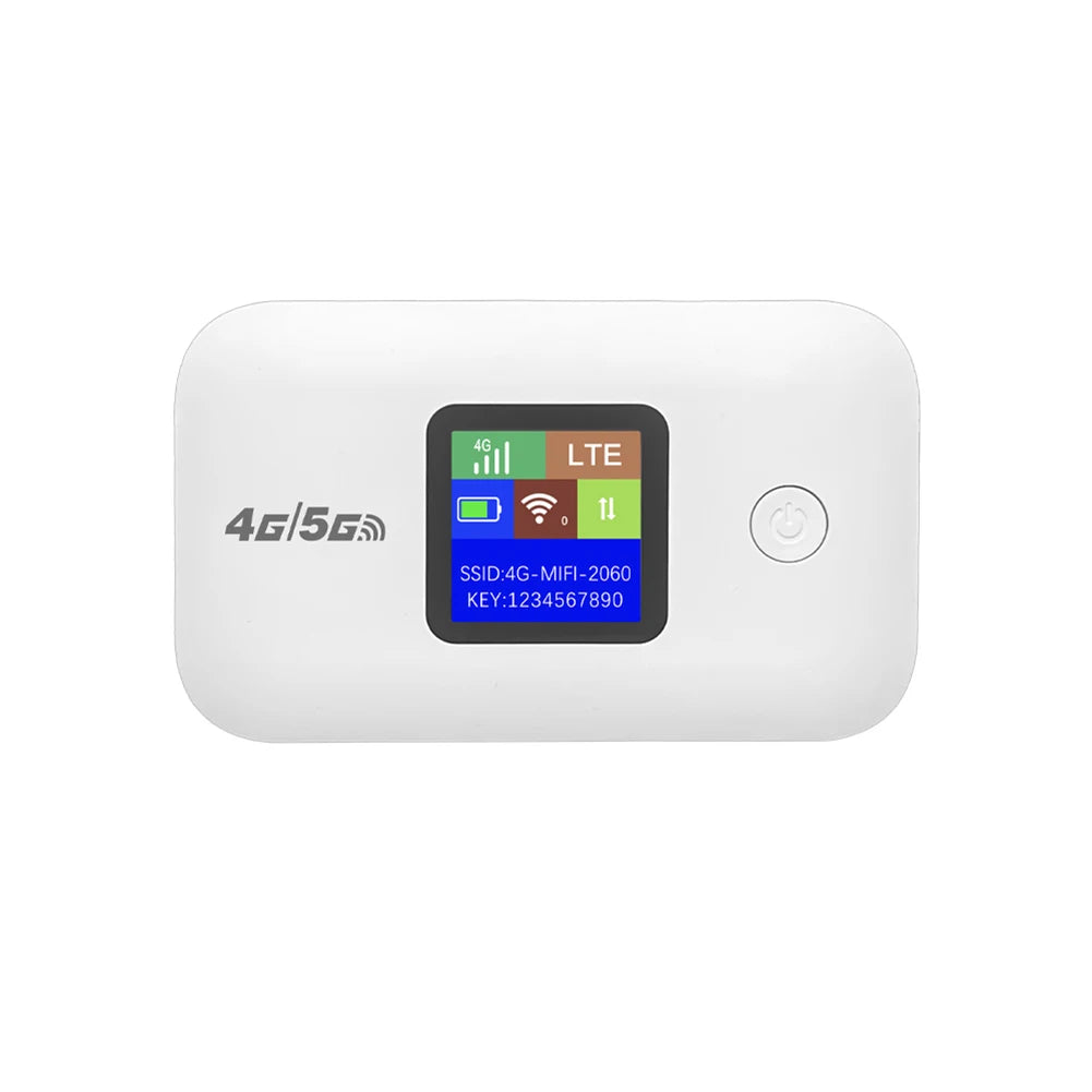 Portable 4G LTE Mobile WiFi Router - 150Mbps High-Speed Wireless Hotspot with SIM Card Slot for Home and On-the-Go Connectivity