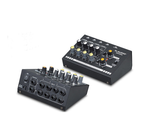 8-Channel Mini Mixer Mini Mixer Mixer Stereo Audio Mixer