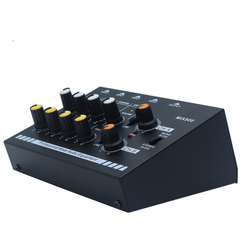 8-Channel Mini Mixer Mini Mixer Mixer Stereo Audio Mixer